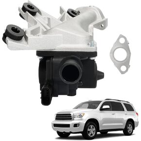 Left Secondary Air Injection Check Valve Fit for Toyota Tundra 2010-2013, Sequoia 2010-2012, for Lexus GX460 2010-2013, V8 4.6L #Replace 2570238050 911-624 Air Pump Check Control Valve