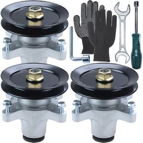 3 Pack 121-0751 Spindle Assembly with 125-5575 Pulley Replaces Toro Timecutter Spindle Assembly 139-3214 Spindle Toro, 117-7439 Spindle 117-7267 for Toro Timecutter SS5000 SS5060 MX5050 Mowers