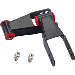 Dasbecan 2 Inch Suspension Rear Lowering Shackle Kit Compatible with Chevy Silverado GMC Sierra 1500 C1500/C2500 1988-2018 Replace# 410520