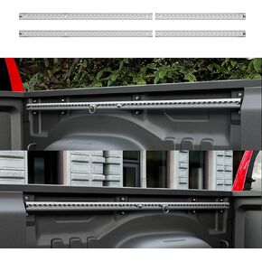 5.7FT Truck Bed Rail System Compatible with 2019-2025 Dodge RAM 1500 Side Trail Rail System Side Rails Tie Down Rail Replacement for 2019-2025 Dodge Ram 1500 Accessories (Side Trail Rail)