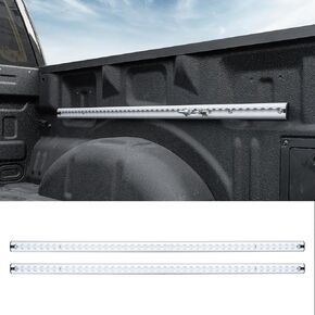 Trail Rail System متوافق مع 2022-2025 Ford Maverick Side Rail Track الألومنيوم سبيكة إدارة الشحن الشاحنة السرير السرير L-track TIND DOWN SYSTEM 2PCS 2024 MAVERICK