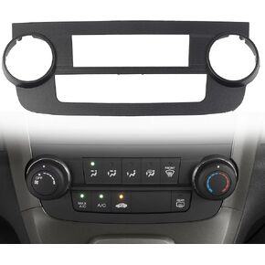 Dasbecan Dash A/C Air Conditioning Panel Installation Mount Trim Kit Compatible with Honda CR-V CRV 2007-2011 AC Bezel (Manual A/C)