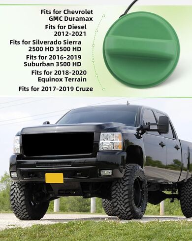 غطاء غاز الوقود مناسب لـ Chevy Cruze Equinox Silverado 2500HD 3500HD Suburban 2500 3500HD ، Fit for GMC Terrain Yukon XL 2500 Sierra 2500HD 3500HD Replace GT366 22910795 in Saudi Arabia