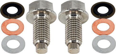 2PCS M12x1.75 مقابس تصريف زيت مغناطيسية من الفولاذ المقاوم للصدأ استبدال 653096us 65430 65372 090-948 55577568 DP002 090-936CD 090-091 090-175CD in Saudi Arabia