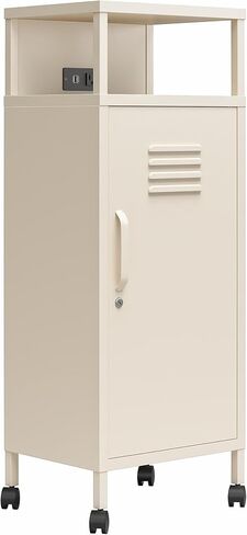 عربة تخزين متنقلة من طراز Novogratz Cache Metal Locker، باللون الأخضر in Saudi Arabia
