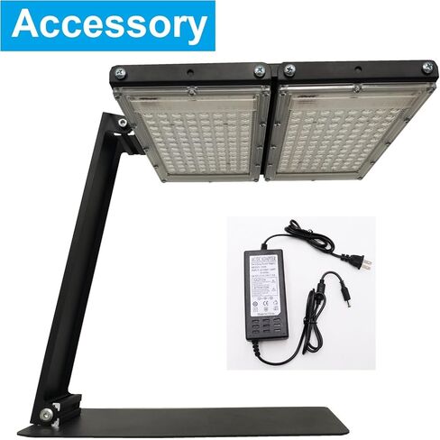 وحدة تعريض LED لطباعة الشاشة - تصميم قابل للطي، وقت تعريض قابل للتعديل من 1 إلى 999 ثانية لصنع لوحة طباعة الشاشة والأنماط الزرقاء (50 وات) in Saudi Arabia