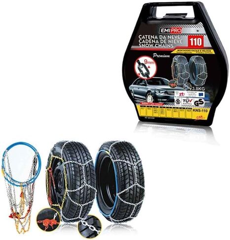 Snow Chains 215/65R16, 235/55R16,215/60R17,245/45R17,235/60R15,225/60R16,245/50R16,235/50R17,255/40R17,235/45R18,235/40R19,245/40R18,245/35R19,255/30R19 in Saudi Arabia
