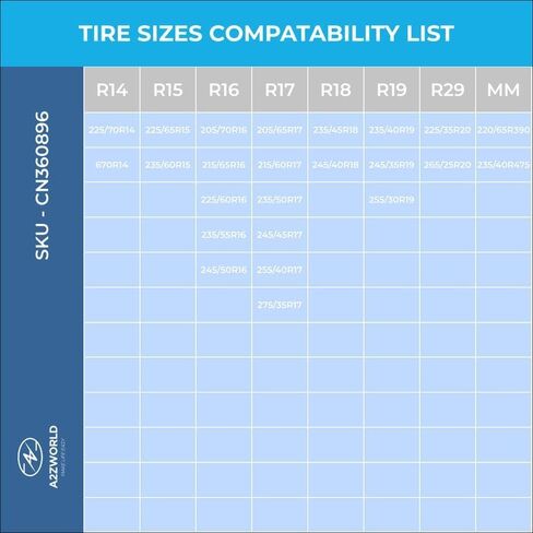 Snow Chains 215/65R16, 235/55R16,215/60R17,245/45R17,235/60R15,225/60R16,245/50R16,235/50R17,255/40R17,235/45R18,235/40R19,245/40R18,245/35R19,255/30R19 in Saudi Arabia