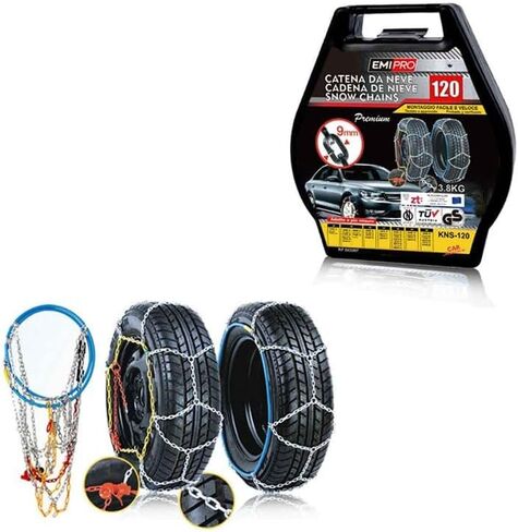 Snow Chains 215/65R16, 235/55R16,215/60R17,245/45R17,235/60R15,225/60R16,245/50R16,235/50R17,255/40R17,235/45R18,235/40R19,245/40R18,245/35R19,255/30R19 in Saudi Arabia