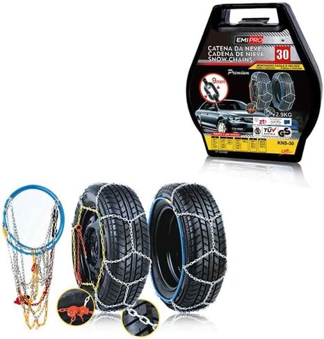 Snow Chains 215/65R16, 235/55R16,215/60R17,245/45R17,235/60R15,225/60R16,245/50R16,235/50R17,255/40R17,235/45R18,235/40R19,245/40R18,245/35R19,255/30R19 in Saudi Arabia