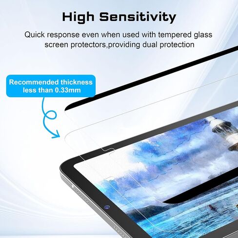 FOJOJO 2 Pack Paper Screen Protector for Apple iPad Pro 13 بوصة (M4) 2024، طبقة PET عالية الحساسية غير لامعة مضادة للوهج لتدوين الملاحظات والرسم والفن in Kuwait