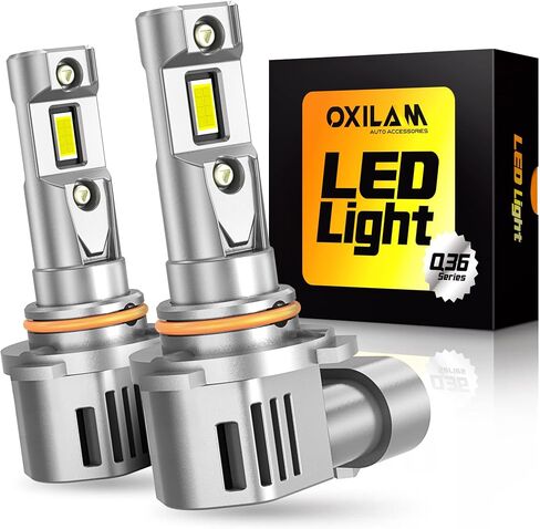 لمبة إضاءة LED OXILAM H11، 1500% أكثر سطوعًا 6500K أبيض نقي، بدون وميض، عمر 60,000 ساعة، تركيب Plug-N-Play، IP68، H9/H8 مصباح ضباب متوافق مع شاحنات السيارات وسيارات الدفع الرباعي، حزمة من 2 in Kuwait