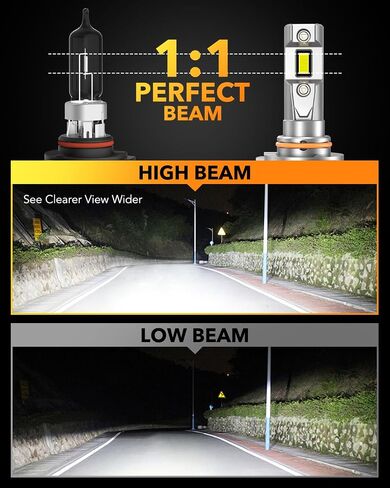 لمبة إضاءة LED OXILAM H11، 1500% أكثر سطوعًا 6500K أبيض نقي، بدون وميض، عمر 60,000 ساعة، تركيب Plug-N-Play، IP68، H9/H8 مصباح ضباب متوافق مع شاحنات السيارات وسيارات الدفع الرباعي، حزمة من 2 in Kuwait