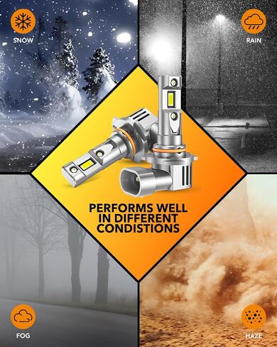 لمبة إضاءة LED OXILAM H11، 1500% أكثر سطوعًا 6500K أبيض نقي، بدون وميض، عمر 60,000 ساعة، تركيب Plug-N-Play، IP68، H9/H8 مصباح ضباب متوافق مع شاحنات السيارات وسيارات الدفع الرباعي، حزمة من 2 in Kuwait
