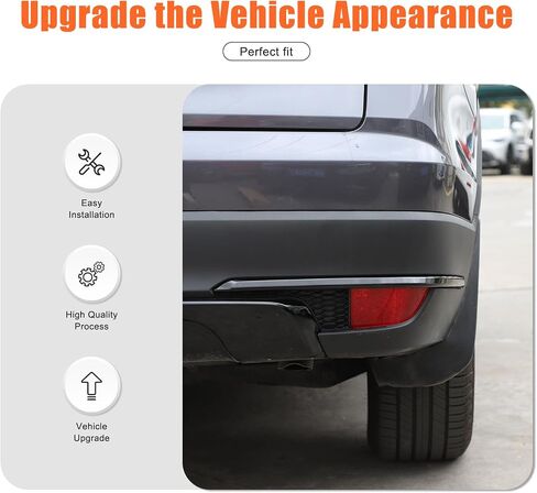 Rear Fog Lights Lamp Cover Trim Compatible with Honda Pilot 2019-2022,Automotive Tail Fog Lights Lamp Cover Protector Decor Exterior Accessories (Bright) in Saudi Arabia