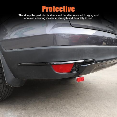 Rear Fog Lights Lamp Cover Trim Compatible with Honda Pilot 2019-2022,Automotive Tail Fog Lights Lamp Cover Protector Decor Exterior Accessories (Bright) in Saudi Arabia