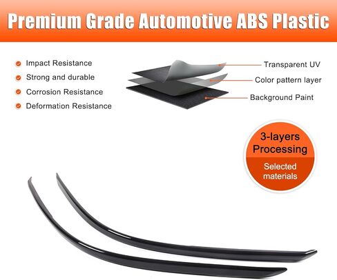 Rear Fog Lights Lamp Cover Trim Compatible with Honda Pilot 2019-2022,Automotive Tail Fog Lights Lamp Cover Protector Decor Exterior Accessories (Bright) in Saudi Arabia