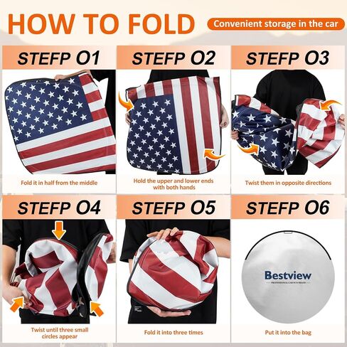 Bestview Windshield Sun Shade متوافق مع 2008-2016 Fo-rd F250 F350، النافذة الأمامية ظلة الشمس واقي الشمس كتلة الأشعة فوق البنفسجية الحرارة، قابلة للطي طبقتين مادة 210T in Saudi Arabia