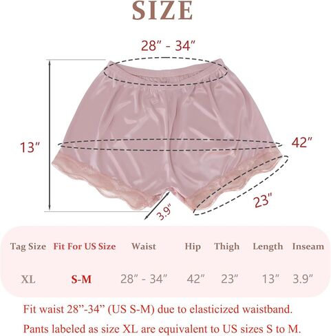 شورت نسائي سهل الارتداء تحت الفستان، نصف زلة، سروال قصير، تنورة منقسمة، يناسب الخصر من 66 سم إلى 44 سم in Kuwait