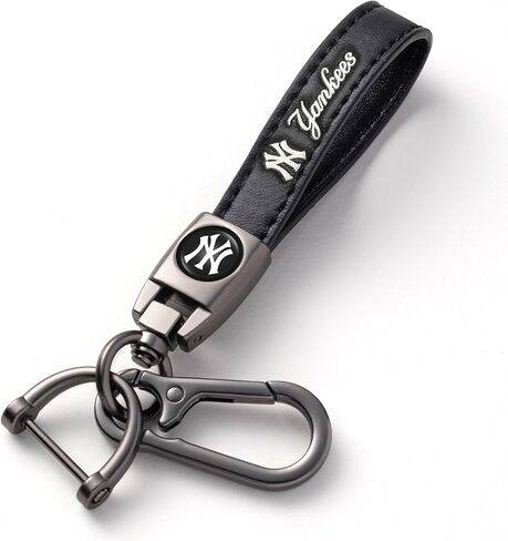 Leather Keychain for Baseball Fans,Car Keyring Replacement Key Fob Holder,Souvenir Gifts for Men Women in Saudi Arabia