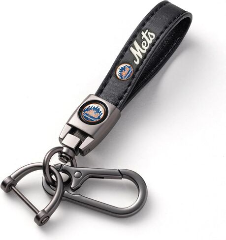 Leather Keychain for Baseball Fans,Car Keyring Replacement Key Fob Holder,Souvenir Gifts for Men Women in Saudi Arabia