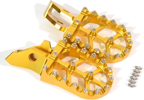 أوتاد قدم دراجة نارية 7075 دواسات الألومنيوم لـ Surron Ultra Bee ، تقع على قدم المساواة بين إكسسوارات دراجة Dirt Sur Ron Electric ، الذهب in Kuwait