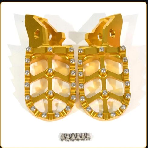 أوتاد قدم دراجة نارية 7075 دواسات الألومنيوم لـ Surron Ultra Bee ، تقع على قدم المساواة بين إكسسوارات دراجة Dirt Sur Ron Electric ، الذهب in Kuwait