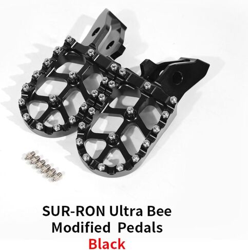أوتاد قدم دراجة نارية 7075 دواسات الألومنيوم لـ Surron Ultra Bee ، تقع على قدم المساواة بين إكسسوارات دراجة Dirt Sur Ron Electric ، الذهب in Kuwait