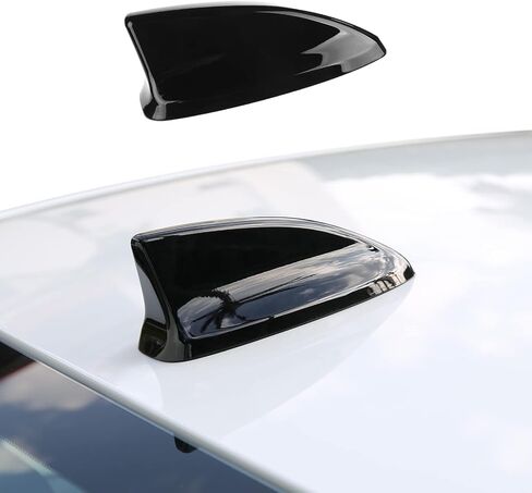 CKE for 11th Gen Civic Compatible with Honda Civic 2025 2024 2023 2022 Accessories Car Shark Fin Antenna Topper Roof Aerial Cover Trim -Glossy Black in Saudi Arabia