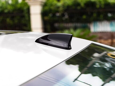 CKE for 11th Gen Civic Compatible with Honda Civic 2025 2024 2023 2022 Accessories Car Shark Fin Antenna Topper Roof Aerial Cover Trim -Glossy Black in Saudi Arabia