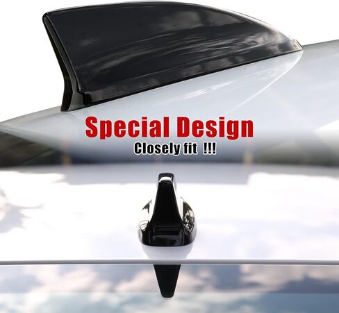 CKE for 11th Gen Civic Compatible with Honda Civic 2025 2024 2023 2022 Accessories Car Shark Fin Antenna Topper Roof Aerial Cover Trim -Glossy Black in Saudi Arabia