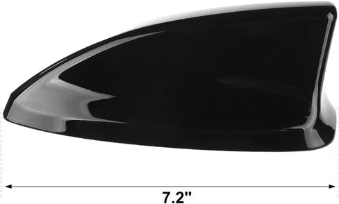 CKE for 11th Gen Civic Compatible with Honda Civic 2025 2024 2023 2022 Accessories Car Shark Fin Antenna Topper Roof Aerial Cover Trim -Glossy Black in Saudi Arabia