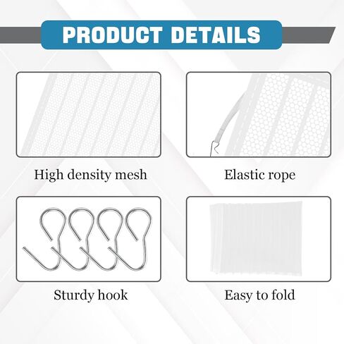 Car Grille Protection Net, 39.4"×31.5" High-Density Front Grill Air Intake Mesh Dustproof Net with Hooks, Car Grill Mesh Blocks Stones Leaves Dirt, Universal Car Accessories (Regular: Black) in Kuwait