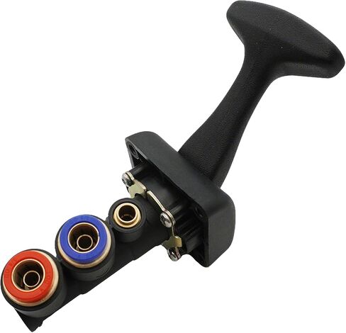 26503-1 Trailer Control Control Valve GTD-26503-1 متوافق مع تطوير Freightliner GT | 3 اتجاه التكوين | 2x 3/8 "منافذ الدفع ، 1x 1/4" منفذ الدفع | استبدال صمام فرامل الهواء الشاق in Kuwait