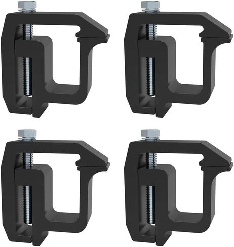 Mounting Clamps Truck Caps Camper Shell Replacement for Chevy Silverado Sierra 1500 2500 3500, Dakota Ram 1500 2500 3500, F150 F250, Titan 4 PCS (Black) in Saudi Arabia