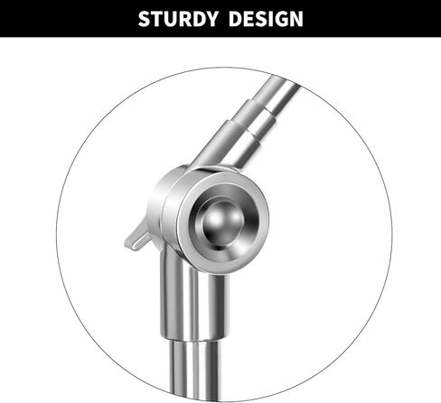 حامل الصنج المستقيم، مجموعة تروس حامل طبل قابل للتعديل لتثبيت التصادم، الركوب، الصنج سبلاش، أرجل مزدوجة مع أقدام مطاطية، فضي in Kuwait
