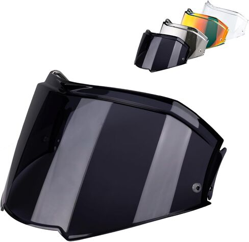 Valiant II Visor Face Shield Replacement For Valiant II Flip Up Motorcycle Helmet Accessories (Chrome Red) in Kuwait