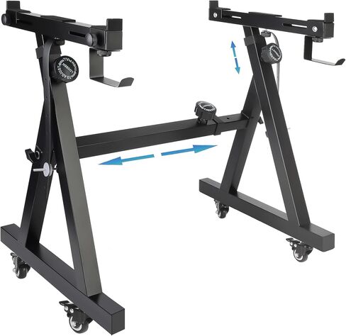 Keyboard Stand Piano Duty Piano Stand Z Style Adjustable Keyboard Stand Keyboard Holder Piano Keyboard Stand Fits 54, 61 And 88 Keys Electric Keyboards Digital Pianos in Kuwait