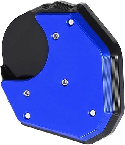 2021 KLR650 Kickstand Extension Pad Compatible with KLR650 2008-2023 Motorcycle Side Stand Enlarger Sled Sidestand Kickstand Foot Pads Support（Black） in Saudi Arabia