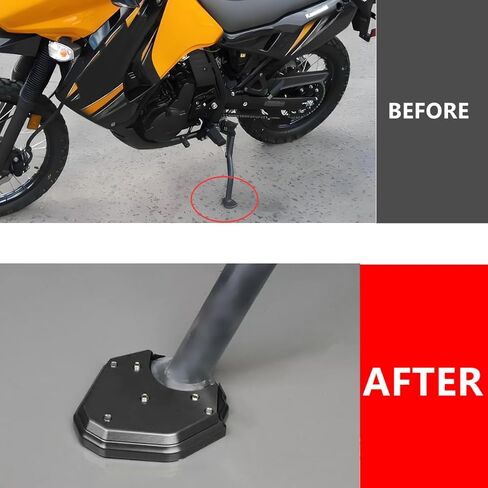 2021 KLR650 لوحة تمديد Kickstand متوافقة مع KLR650 2008-2023 SPOYNECLE SIDE SAND STAND SLAD SIDESTAND SIDERIS in Kuwait