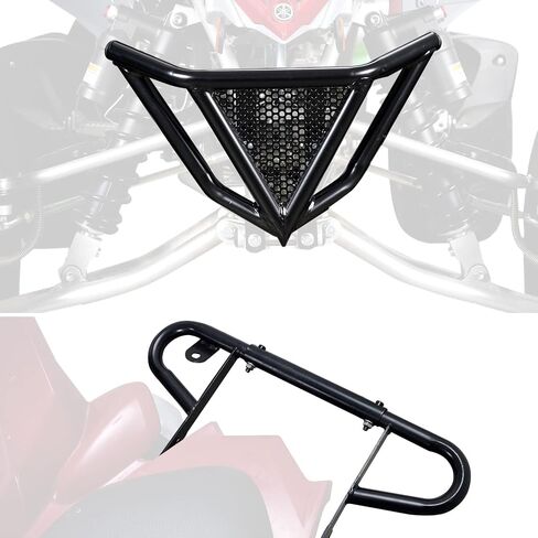 A & UTV Pro Front Pumper Guard & Rack Wide Grab Bar متوافق مع 2006-2022 Yamaha Raptor 700 / 700R ملحقات in Kuwait