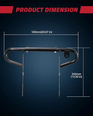 A & UTV Pro Front Pumper Guard & Rack Wide Grab Bar متوافق مع 2006-2022 Yamaha Raptor 700 / 700R ملحقات in Kuwait