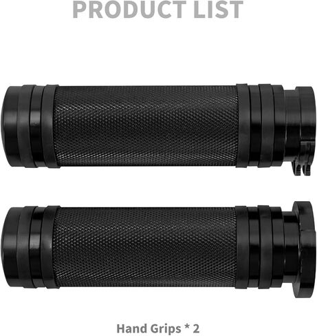 Motorcycle Handlebar Grips for 1" 25mm Hand Grips CNC Fit for Harley Dyna Softail Sportster XL XR Touring Road Electra Glide in Kuwait