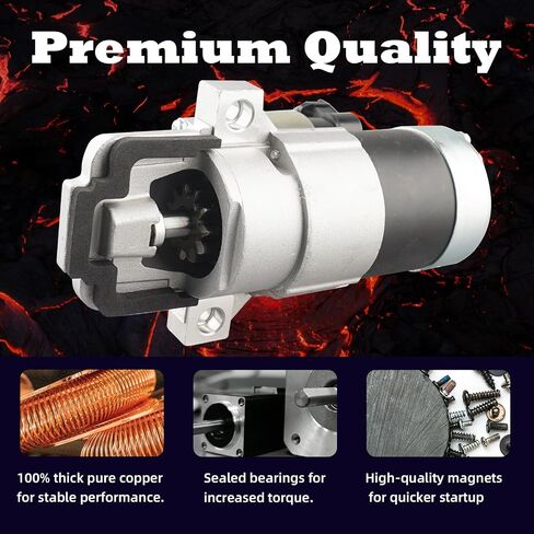استبدال محرك بداية 19068N 23300-1CA0A 336-2179 M001T30671 متوافق مع Infiniti FX50 M56 Q70 Q70L QX56 QX70 QX80 NISSAN ARMADA NV2500 NV3500 PATHFINDER TITAN TITAN XD 5.0L 5.6L V8 in Saudi Arabia