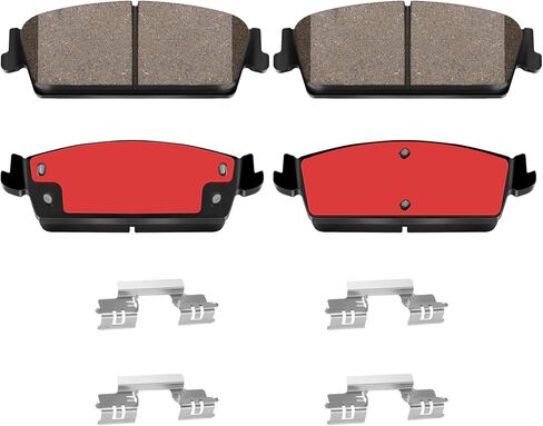 HZ1288H rubber core bond between rubber and steel, Rear Ceramic Brake Pad Set - Compatible with Select Infiniti FX, G, M, Q; Nissan 350Z, 370Z, Altima, Juke, Maxima, Murano, Pathfinder, Quest, Rogue in Kuwait