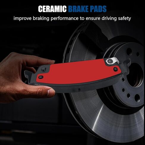 HZ1288H rubber core bond between rubber and steel, Rear Ceramic Brake Pad Set - Compatible with Select Infiniti FX, G, M, Q; Nissan 350Z, 370Z, Altima, Juke, Maxima, Murano, Pathfinder, Quest, Rogue in Kuwait