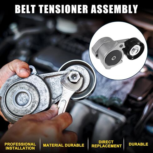 Belt Tensioner Assembly for Renault Truck Durable No.5010412956 | Inner Truck Accessory Drive Belt Tensioner Silver Tone 1 Pcs in Saudi Arabia