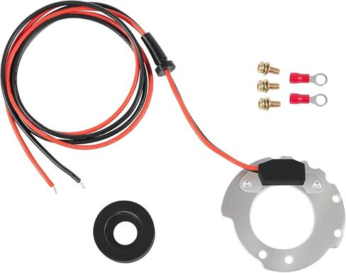 1244A مجموعة تحويل الإشعال الإلكترونية لجرارات Ford 4-Cyl ، لسلسلة 2N 8N 9N 500-800 ، نقطة واحدة ، أرضية سلبية 12 فولت ، وحدة الإشعال عالي الأداء in Saudi Arabia