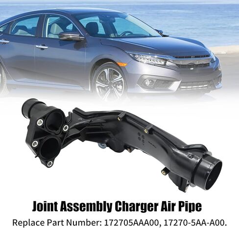 172705AAA00 Assembly Assergly Air Pipe لاستبداله لـ Honda Civic Ex-L Ex-T Touring 1.5L L4 GAS 2016 2017 2018 استبدال 17270-5AA-A00 in Saudi Arabia