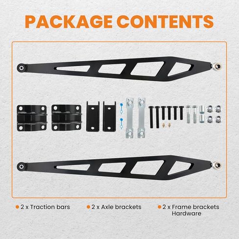maXpeedingrods 0-7.5" Lifted Traction Bar for Chevy Silverado/GMC Sierra 1500 4WD 2007-2018 in Saudi Arabia